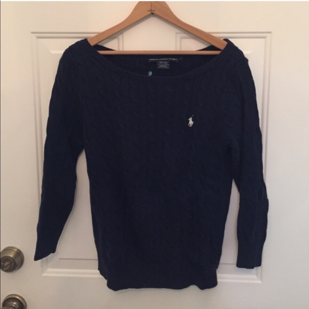 Navy Ralph Lauren Sport Sweater